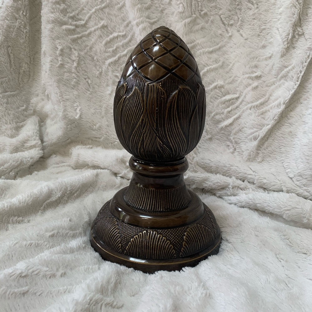 Large Bronze Finial